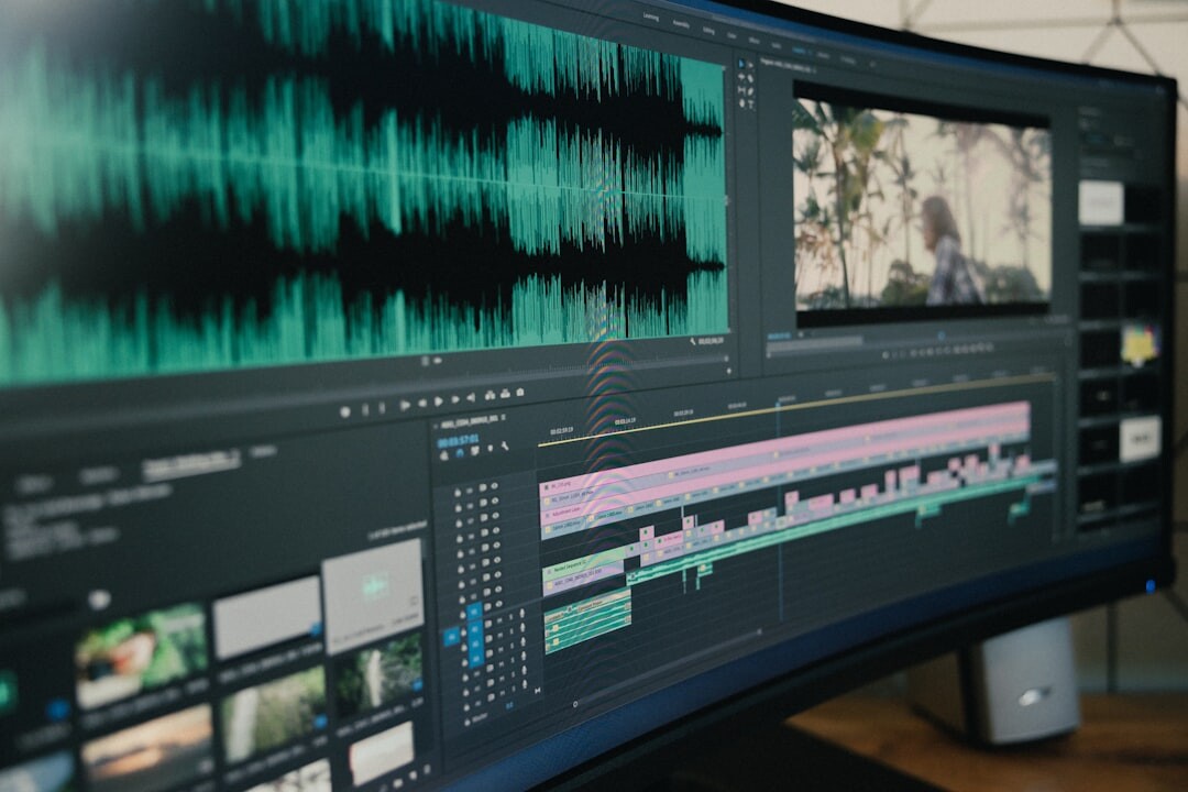 professional color grading monitor